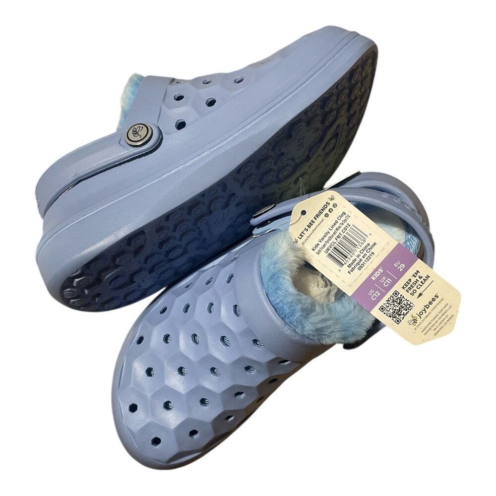 Joybees Kids Varsity Lined Clogs - Blue C12